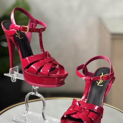 Sandales Saint Laurent Tribute T.38,5